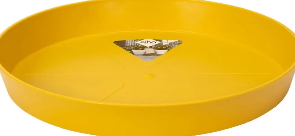 Elho plantenschotel Loft Urban geel D 17,2 H 2,3 cm
