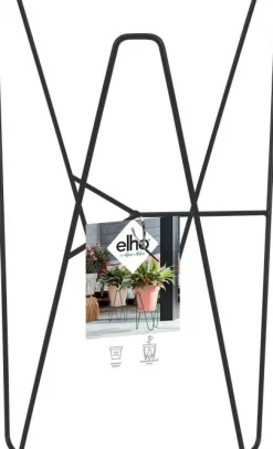 Elho plantenstandaard Loft Urban zwart D 25 H 39 cm