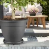 Elho plantentrolley Universeel antraciet D 38,2 H 6,5 cm