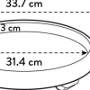 Elho plantentrolley Universeel antraciet D 33,7 H 6,5 cm