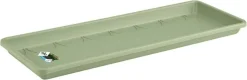 Elho schotel voor balkonbak Barcelona groen 45,5 x 16,7 x 3 cm