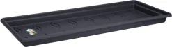 Elho schotel voor balkonbak Green Basics zwart 89,7 x 37,6 x 6,1 cm