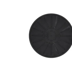 Esschert Design plantenschotel Dami zwart D 14 H 1 cm