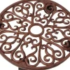 Esschert Design plantentrolley Esschert's Garden bruin D 34,5 H 6,4 cm