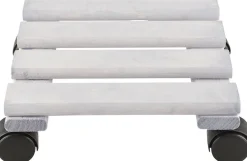 Esschert Design plantentrolley Esschert's Garden grijs 23,9 x 23,9 x 7,9 cm