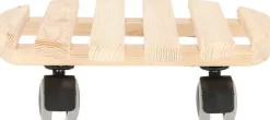 Esschert Design plantentrolley Esschert's Garden naturel D 28,8 H 8,3 cm