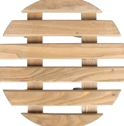 Esschert Design plantentrolley Esschert's Garden bruin D 29 H 8,4 cm