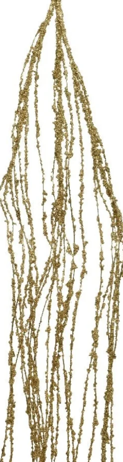Everlands guirlande Berry goud glitter 130 cm