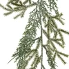 Everlands guirlande besneeuwd donker groen 180 cm