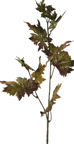 Everlands kersttak met blad groen 83 cm