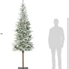 Everlands kunstkerstboom Alpbach besneeuwd D 85 H 240 cm