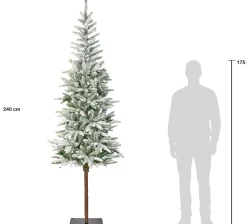 Everlands kunstkerstboom Alpbach besneeuwd D 85 H 240 cm