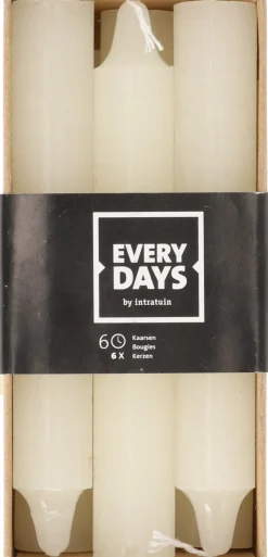 Everydays by Intratuin dinerkaars Rustiek crème 6 uur 6 stuks