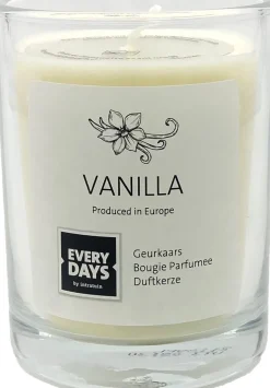 Everydays by Intratuin geurkaars Vanilla wit 43 uur D 7,9 H 9,5 cm