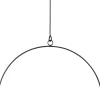 Everydays by Intratuin hangpot Dexter zwart 35 x 14 x 65 cm
