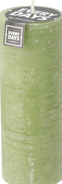 Everydays by Intratuin stompkaars Rustiek lichtgroen 100 uur D 7 H 19 cm