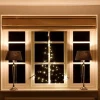 Fairybell raamkerstboom met 60 LED lampjes warm wit H 125 cm