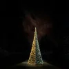 Fairybell vlaggenmast kerstboom met app Premium met 2048 lampjes warm wit / gekleurd H 6 m