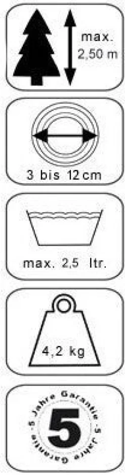 F.H.S. kerstboomstandaard Pro Nature 2 groen D 34 H 11 cm