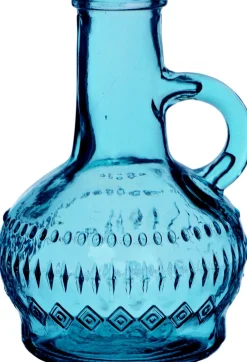 Fles Milano blauw D 6 H 10 cm