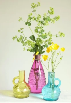 Fles Milano geel D 6 H 10 cm