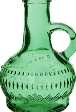 Fles Milano groen D 6 H 10 cm