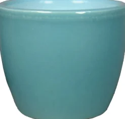 Floran bloempot Boule blauw D 8,5 H 6,5 cm