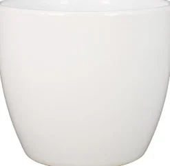 Floran bloempot Boule wit D 8,5 H 6,5 cm