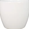 Floran bloempot Boule wit D 10,5 H 8,5 cm