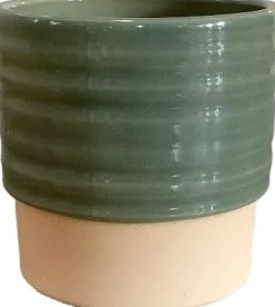 Gina Da bloempot Cellos groen D 8 H 7,5 cm