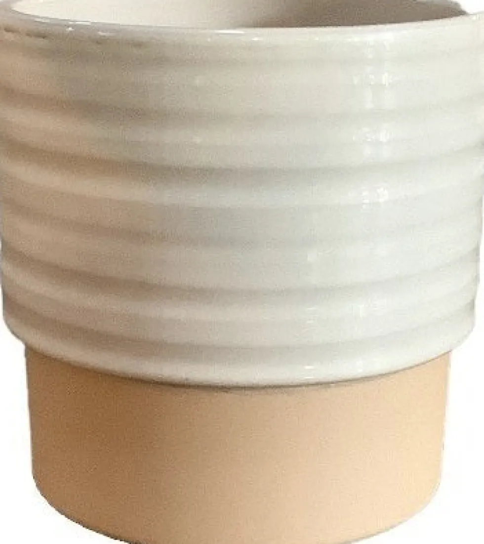 Gina Da bloempot Cellos wit D 8 H 7,5 cm