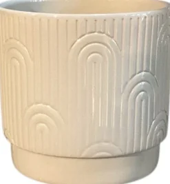Gina Da bloempot Eno grijs rainbow D 10 H 10,5 cm