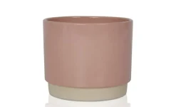 Gina Da bloempot Eno roze duotoon D 8 H 7,5 cm