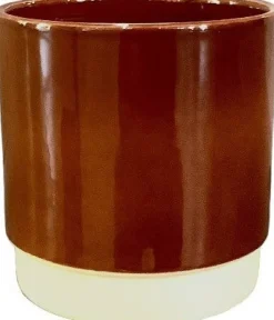 Gina Da bloempot Eno terracotta duotoon D 8 H 7,5 cm
