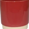 Gina Da bloempot op voet Eno rood duotoon D 13 H 13 cm
