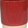 Gina Da bloempot op voet Eno rood duotoon D 8 H 7,5 cm