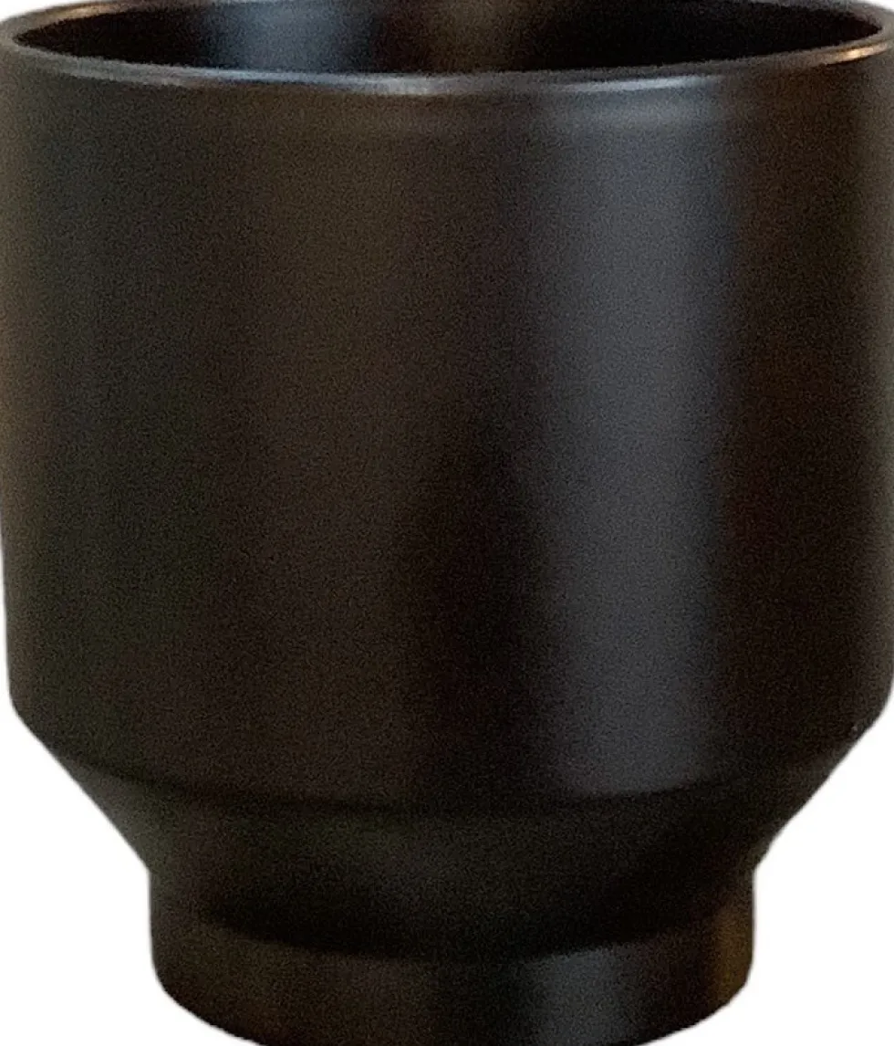 Gina Da bloempot Pato zwart D 8 H 7,5 cm