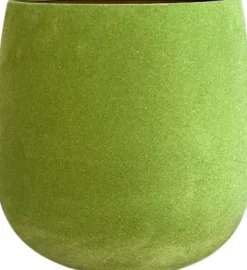 Gina Da bloempot Velvet lichtgroen D 24 H 22 cm