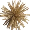 Glitter ijsster 10 cm 4 stuks goud