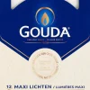 Gouda Waxinelichten wit 10 uur 12 stuks