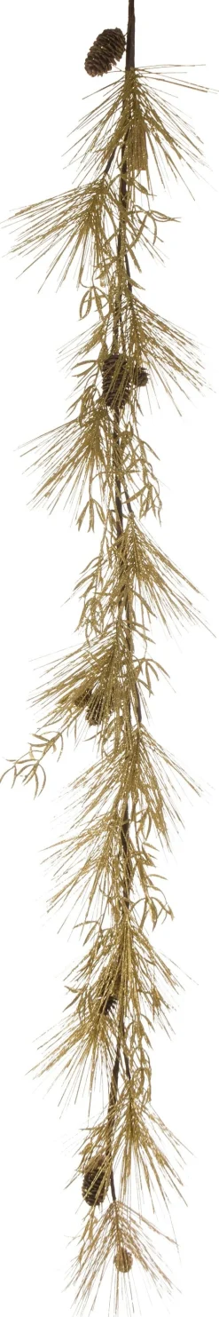 Guirlande dennenappel goud 183 cm