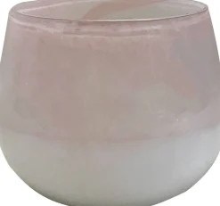 Hakbijl Glass vaas Imani taupe D 11 H 9 cm