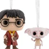 Hallmark kerst ornament Funko harry potter & dobby 12 x 6,4 x 12 cm