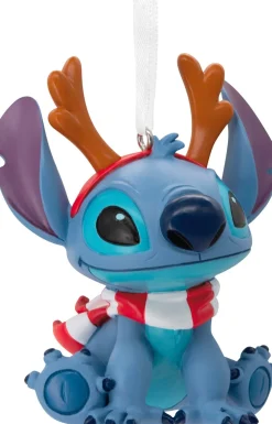 Hallmark kerst ornament Lilo & Stitch stitch met gewei 8,9 x 6,4 x 12 cm