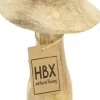 HBX kerstfiguur paddenstoel naturel 10 x 10 x 15 cm