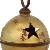 HBX kersthanger Tingle bal goud D 18 cm