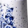 Heinen Delfts Blauw vaas wit / blauw Blauwe Stip D 19 H 30 cm