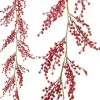 Hogewoning Seasonal guirlande rood 130 cm