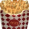Home delivery kerst ornament friet multi 5,4 x 8,5 x 11 cm
