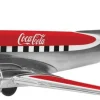 Hornby Coca-Cola kerstdorpminiatuur vliegtuig 7,7 x 22 x 22 cm